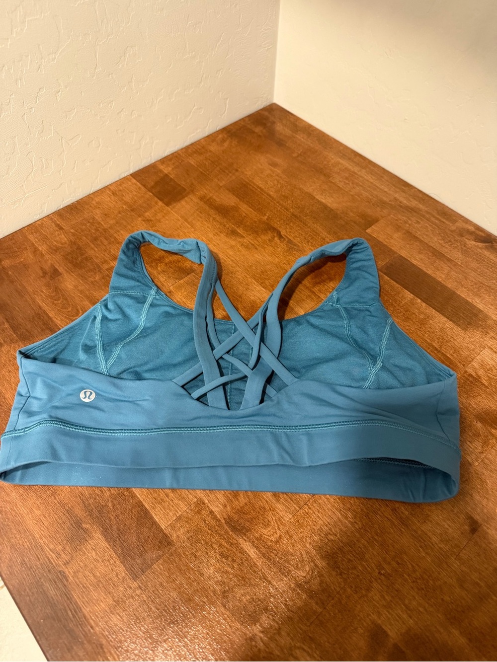 lululemon athletica Teal Strappy Crisscross Sports Bra